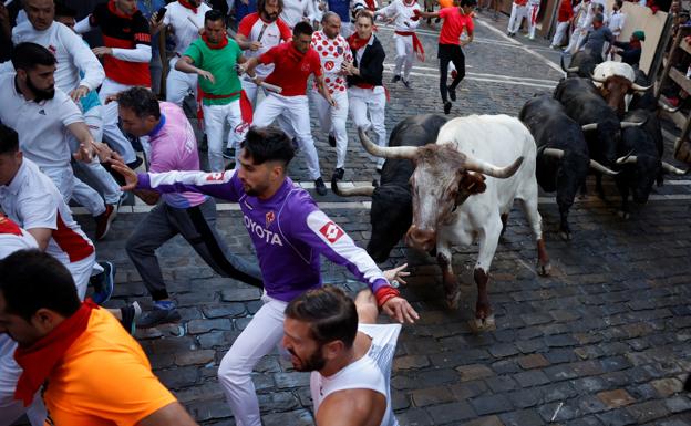 Así ha sido el segundo encierro de San Fermín 2022