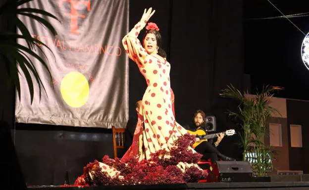 Chyntia Cano on Saturday night at the XXVI Flamenco Festival.