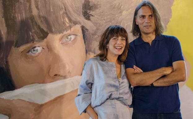 María León and Rafael Cobos, actress and director and creator of 'The left-handed son'.