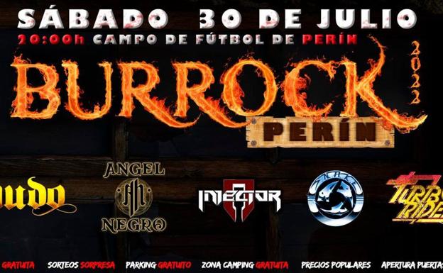 La tercera edición de Burrock Fest vuelve a la diputación cartagenera de Perín tras la pandemia