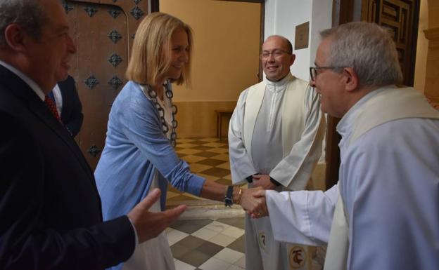 La Infanta Elena peregrina a la Vera Cruz de Caravaca
