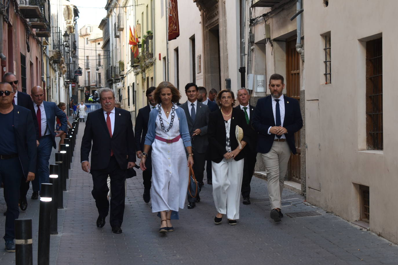 Visita de la Infanta Elena a Caravaca