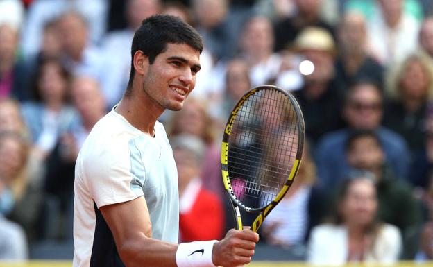 Carlos Alcaraz, a por su sexto título en la final de Hamburgo
