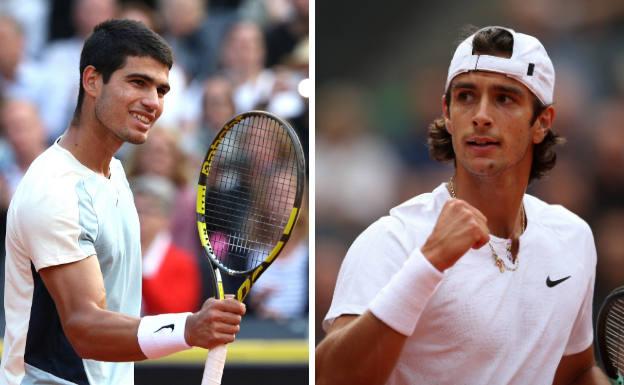 Horario y dónde ver el partido entre Carlos Alcaraz y Lorenzo Musetti en la final del ATP 500 de Hamburgo