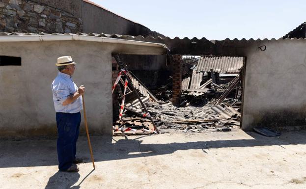 Viaje a la'zona cero' del incendio que ha arrasado Zamora