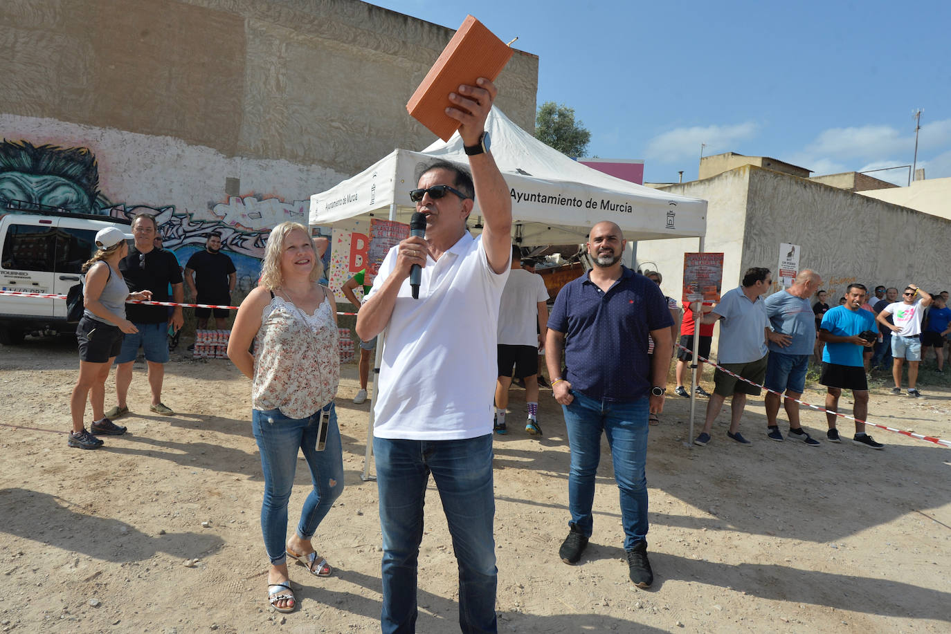 La XIII edición del concurso de lanzamiento de ladrillo de Sangonera la Verde, en imágenes