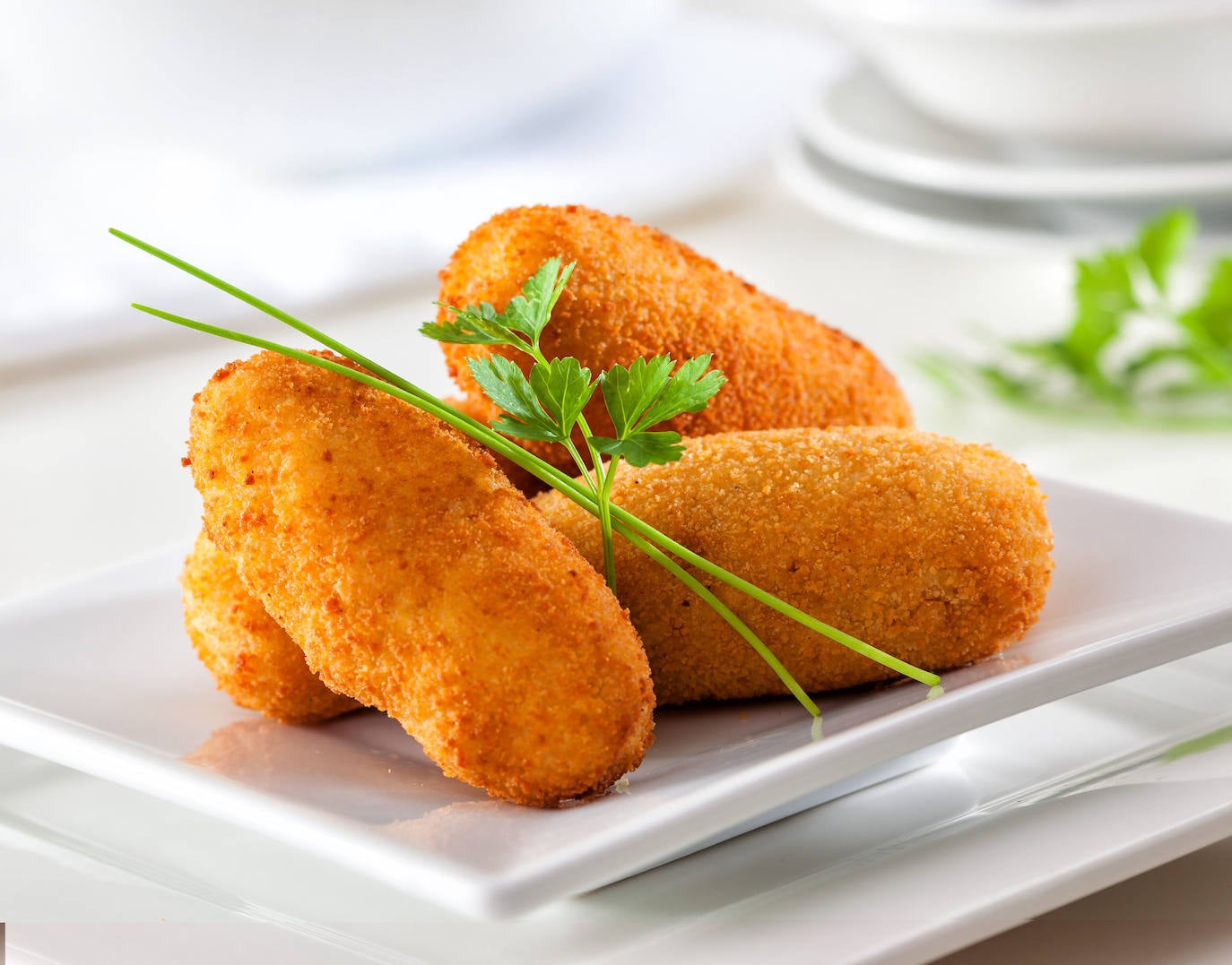 Croquetas de pollo asado