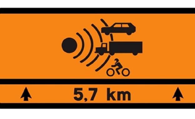El significado de la señal naranja de la DGT que te puedes encontrar en las carreteras españolas