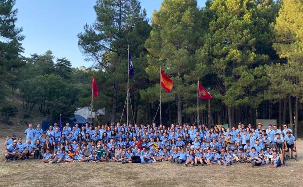 El grupo scout lorquino Ciudad del Sol ya está instalado en Albacete