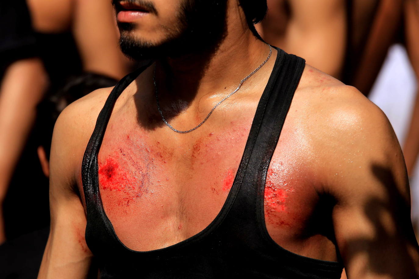 Flagelaciones por la fiesta de la Ashura, en Pakistán