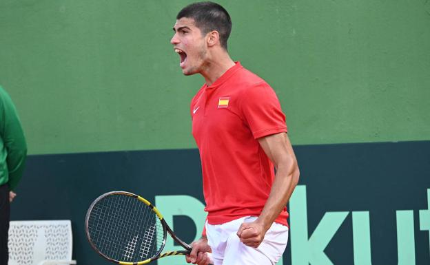 Carlos Alcaraz liderará a España en la fase de grupos de la Copa Davis