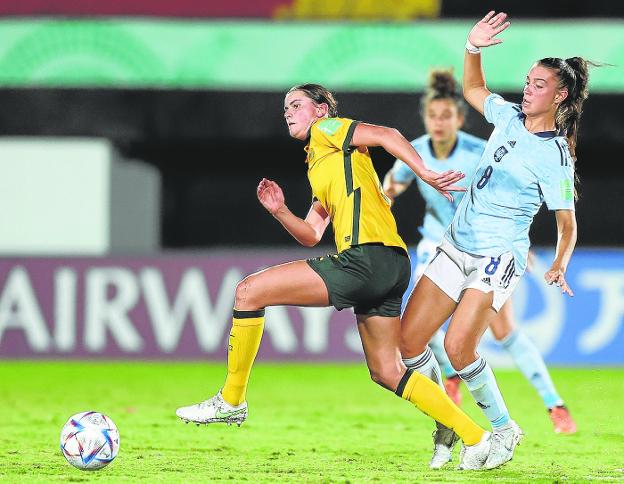 España, con Silvia Lloris en el once, gana a Australia con un triplete de Inma Gabarro