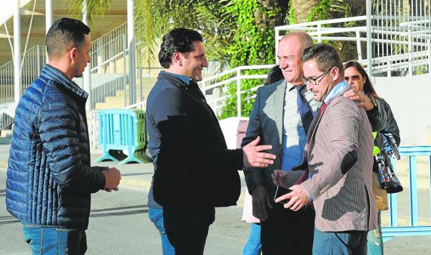 Felipe Moreno sigue dando pasos para entrar cuanto antes en el Real Murcia