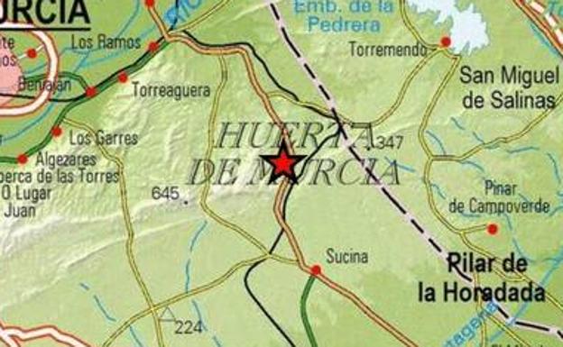 Beniel registra un terremoto de 2,2 grados