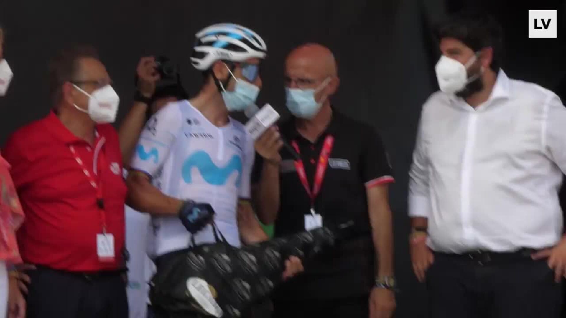 La Región de Murcia despide a Alejandro Valverde en La Vuelta