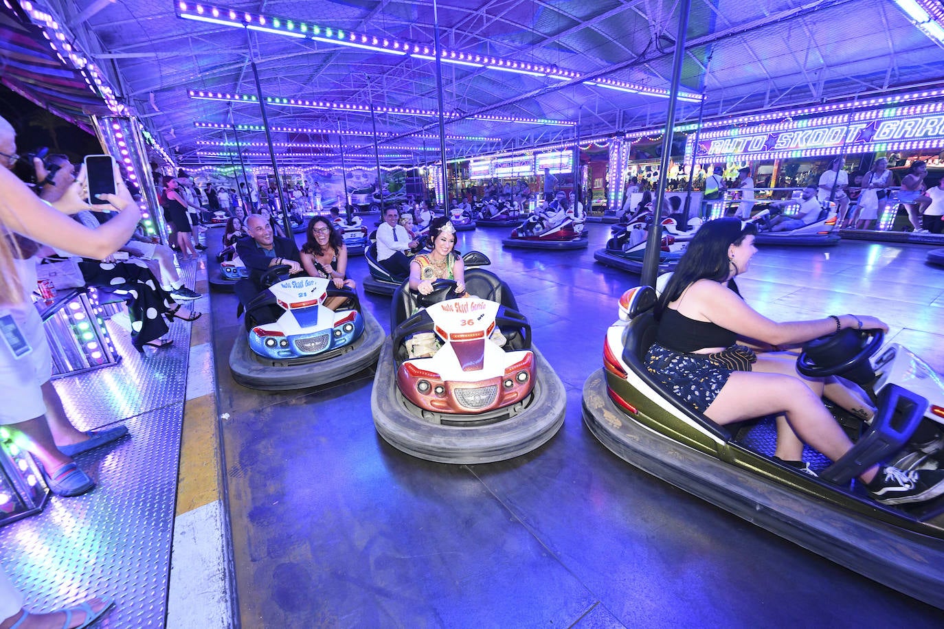 Las atracciones convierten La Fica en el epicentro de la diversión de la Feria de Murcia