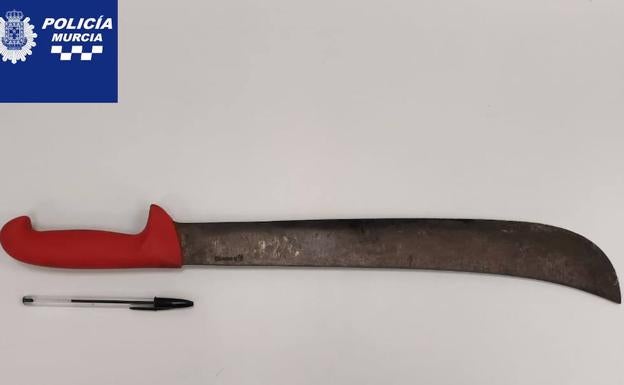 Pillan a un individuo en la pedanía murciana de El Puntal con un machete
