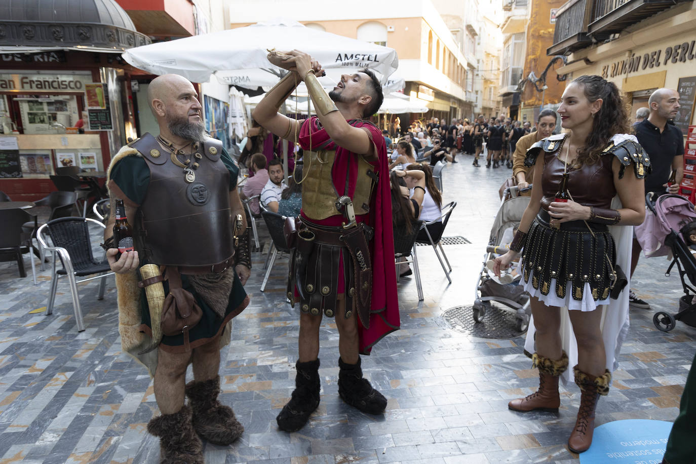 Preparados para dar guerra en Carthagineses y Romanos