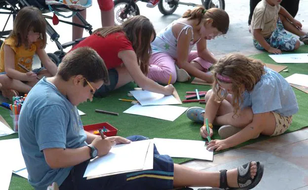 Children carry out extracurricular activities in a file image. 