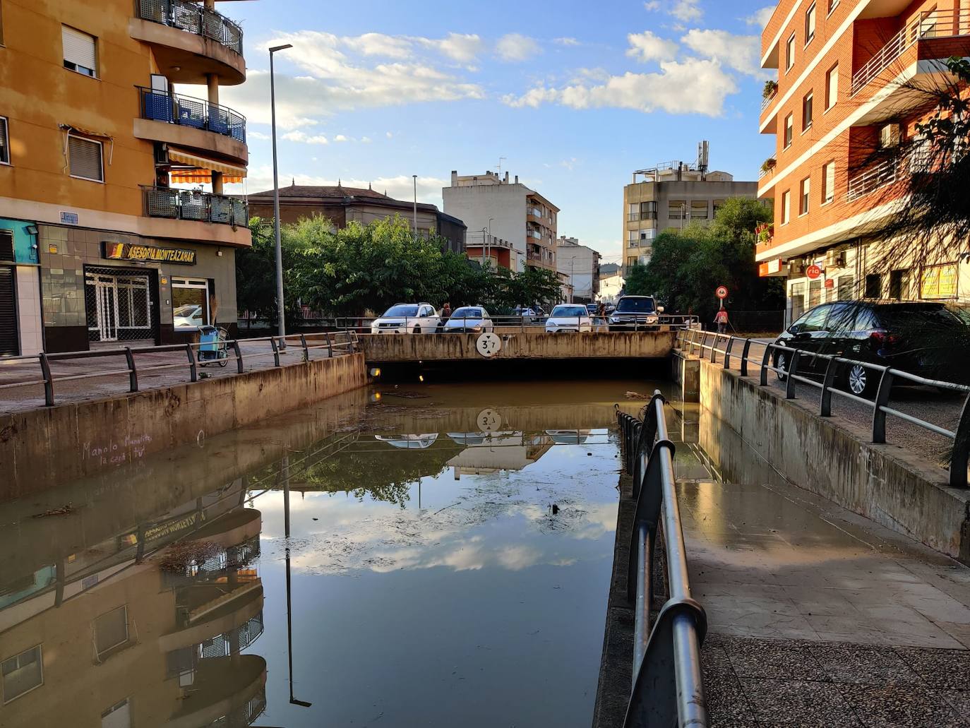 Las lluvias provocan importantes destrozos en Murcia