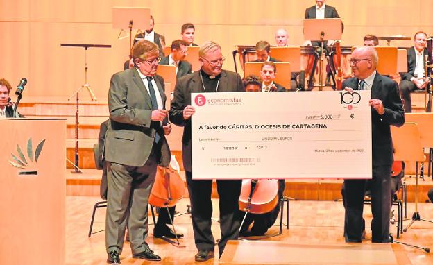 Donación a Cáritas de los economistas