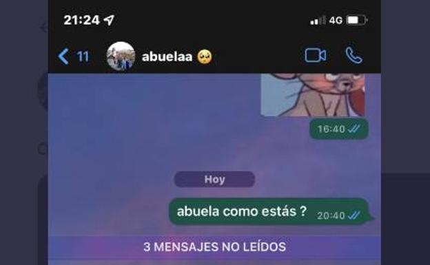 Le pregunta a su abuela cómo está y su respuesta se vuelve viral