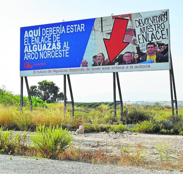 Críticas a Vélez en Alguazas por la supresión del enlace con el Arco Noroeste