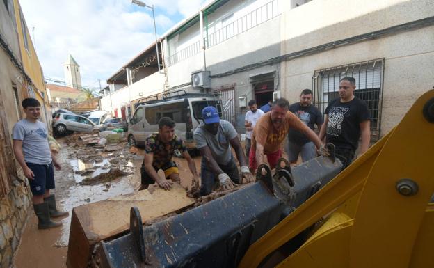 El PP de Murcia propone instalar un «campamento de atención permanente» para los afectados por las lluvias en Javalí Viejo