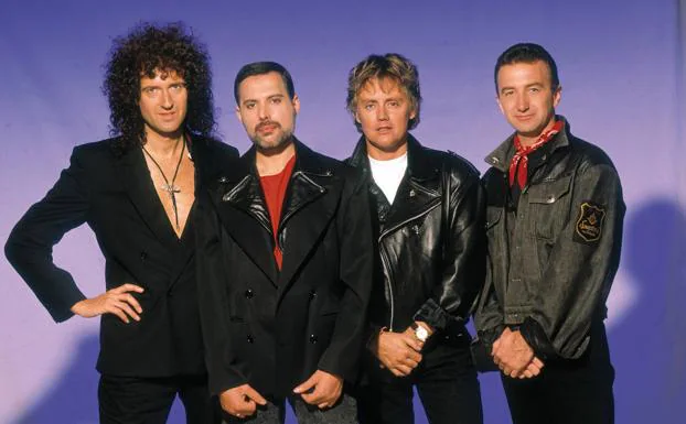 Brian May, Freddie Mercury, Roger Taylor and John Deacon.