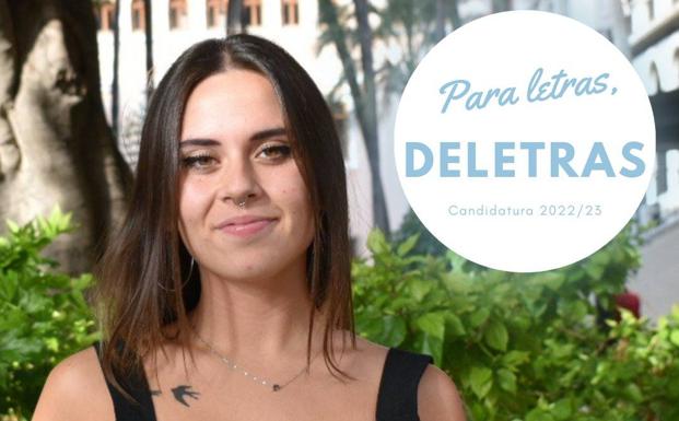La candidatura viral de Lucía Iniesta como delegada de la Facultad de Letras de la UMU que hasta las marcas apoyan