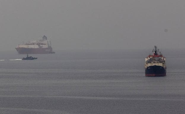La llegada al Puerto de Cartagena de gas natural crece un 55% en lo que va de año