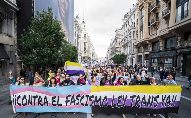 The demonstration toured this Saturday the Gran Vía in Madrid 