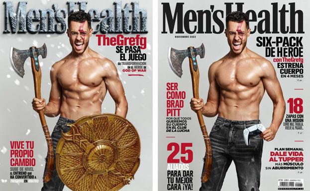 TheGrefg protagoniza la portada de Men's Health convertido en el héroe Kratos