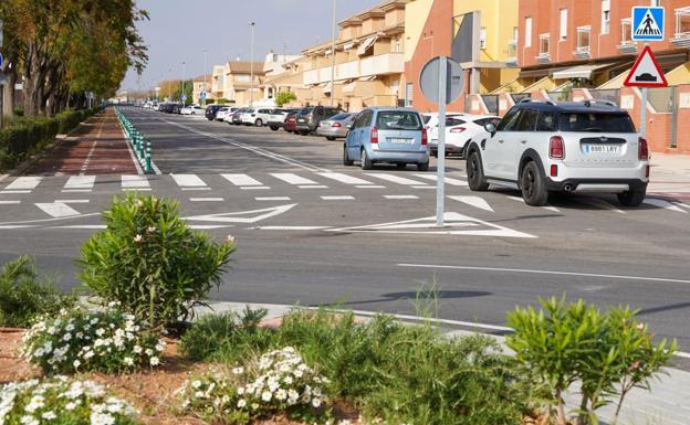 Abre al tráfico el nuevo acceso al polígono residencial Santa Ana de Cartagena