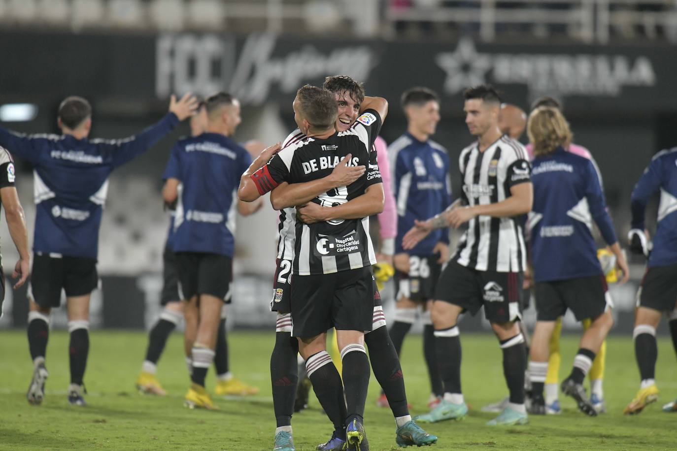 Las imágenes del partido entre el FC Cartagena y el Málaga