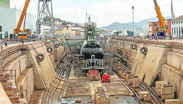 Ajustes en el sistema de combate aplazan a enero la primera inmersión del submarino S-81