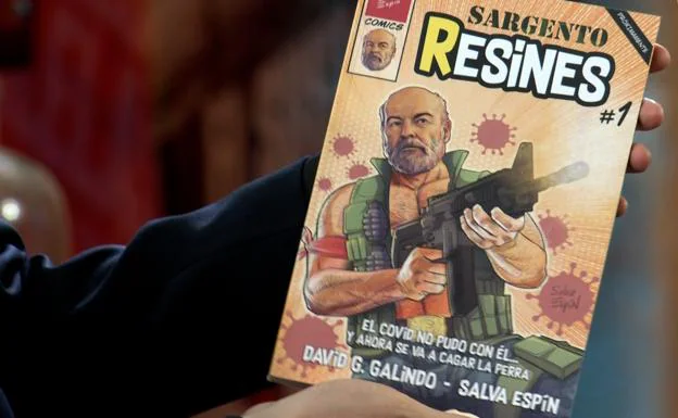 Antonio Resines, Salva Espín y David Galán Galindo presentarán un cómic en la Biblioteca Regional