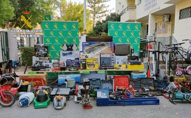 Desmantelado un grupo criminal dedicado al robo en viviendas en la pedanía murciana de El Raal