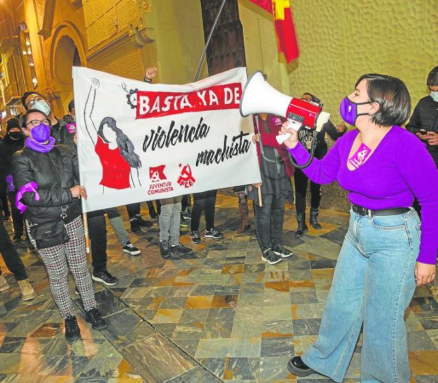 Demonstration against gender violence in Cartagena on the occasion of 25-N, last year. 
