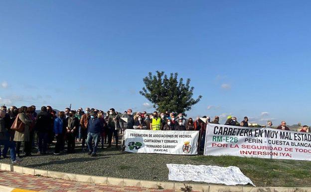 El PSOE exige el arreglo de tres carreteras de la zona oeste de Cartagena