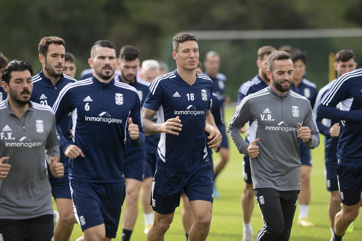 Entrenamiento del Cartagena en La Manga Club