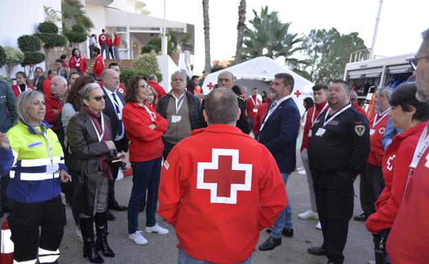 Cruz Roja celebra en Mazarrón unas jornadas de trabajo de los Equipos de Respuesta Inmediata en Emergencia