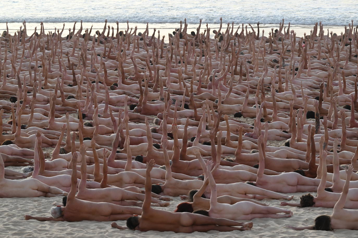 Desnudos para Spencer Tunick