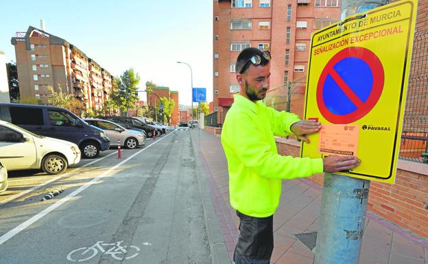 El inicio de las obras de movilidad en Murcia solo afectará a la circulación en Primo de Rivera y Pío Baroja