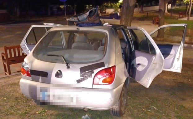 Dos detenidos en Murcia por golpear a agentes de la Policía Local tras darse a la fuga en un coche robado