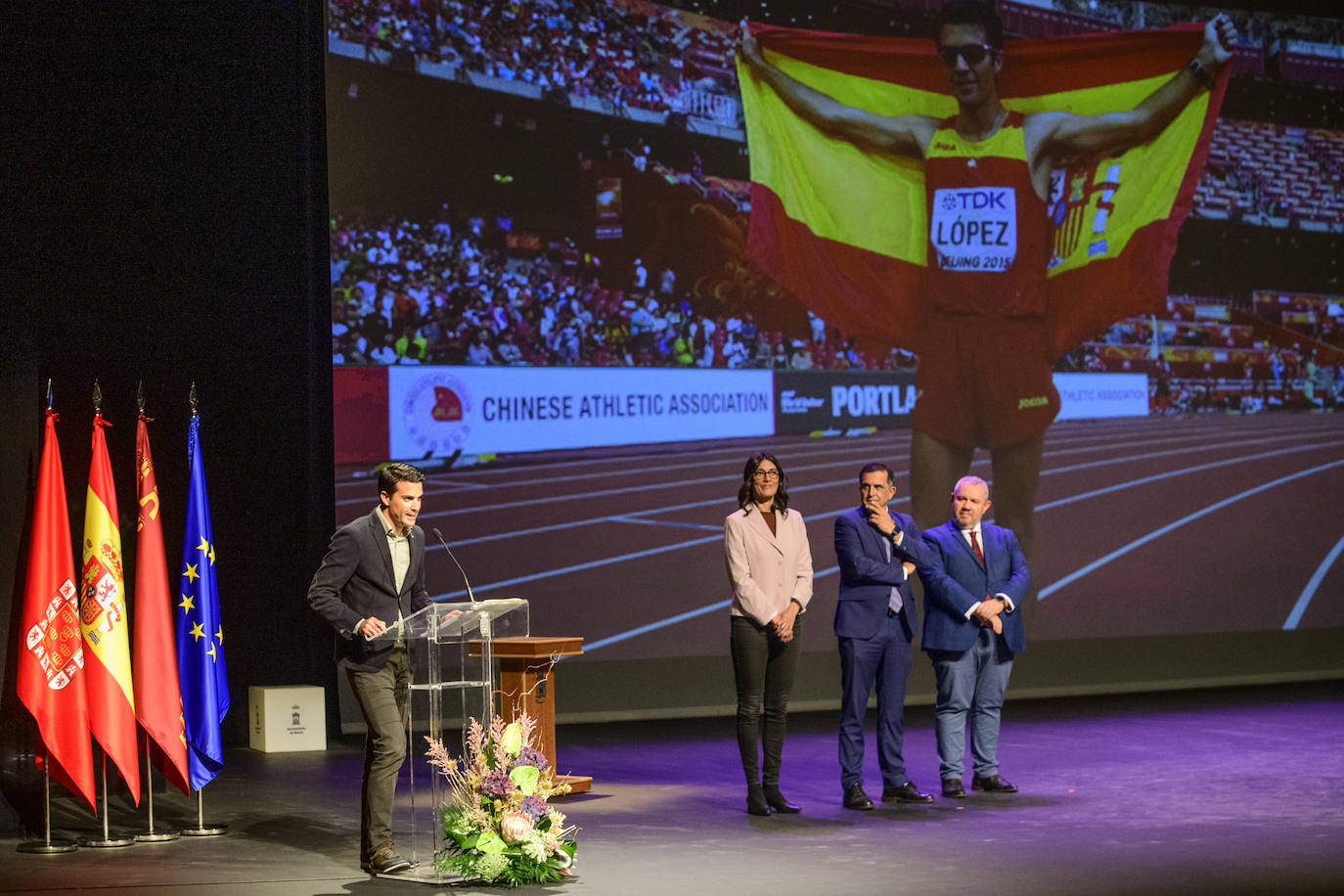 Los deportistas estrenan gala en Murcia