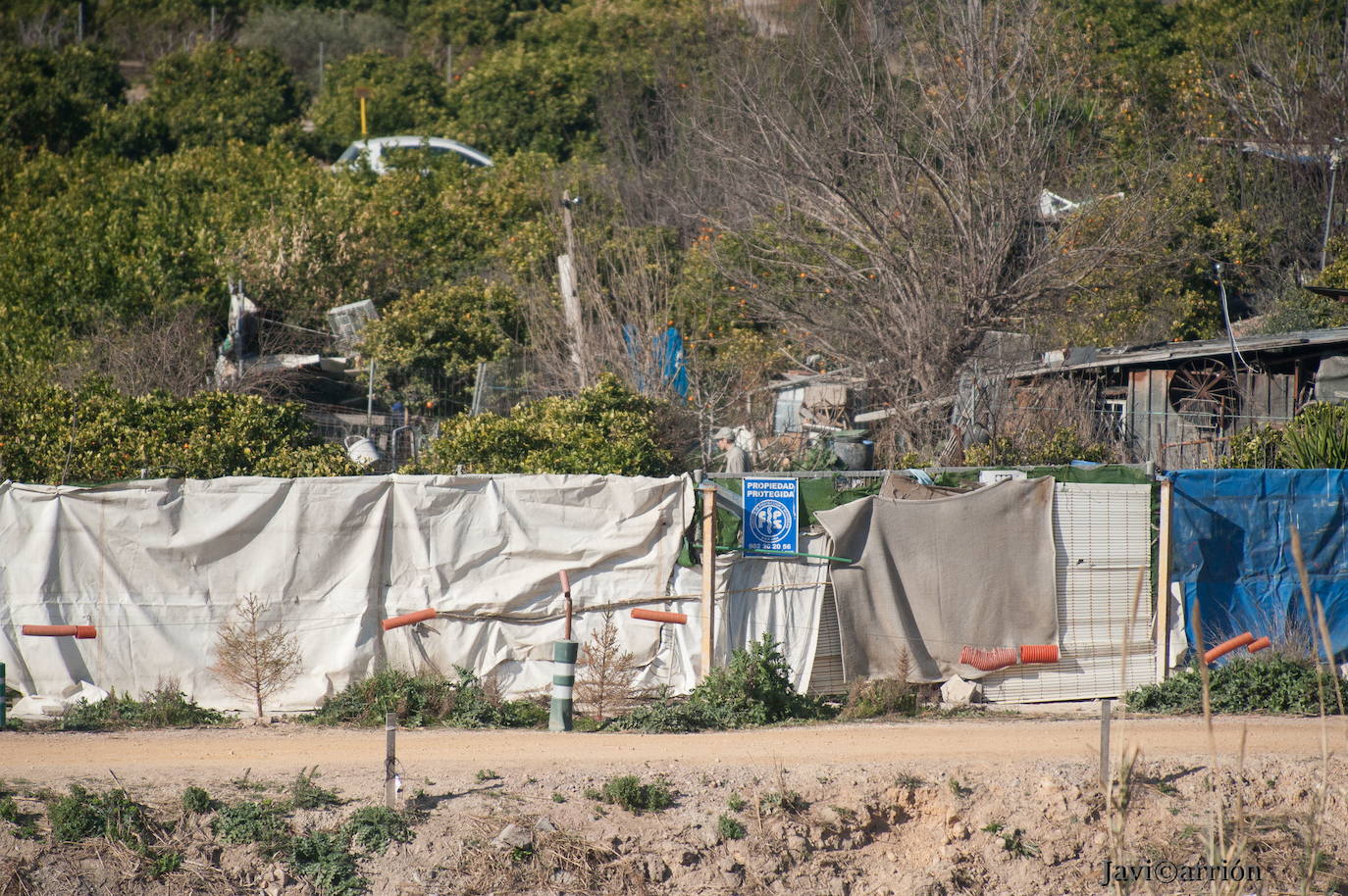 La justicia se adentra en la 'finca de los horrores' de Murcia