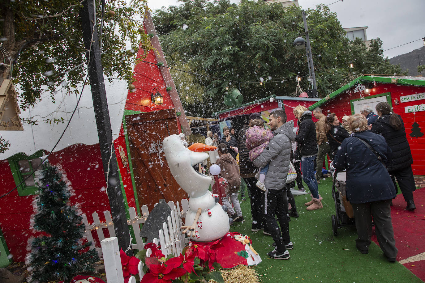 El belén monumental de Santa Lucía ya se expone en Cartagena