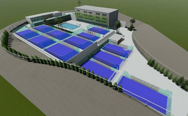 Alcantarilla contará el próximo año con un nuevo complejo deportivo relacionado con el pádel