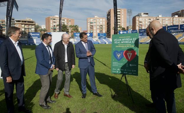 Real Murcia y UCAM Murcia repiten derbi a beneficio de Cáritas
